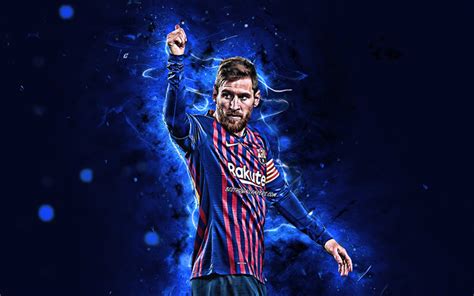 Download wallpapers 4k, Lionel Messi, thumb up, Barcelona FC, football ...