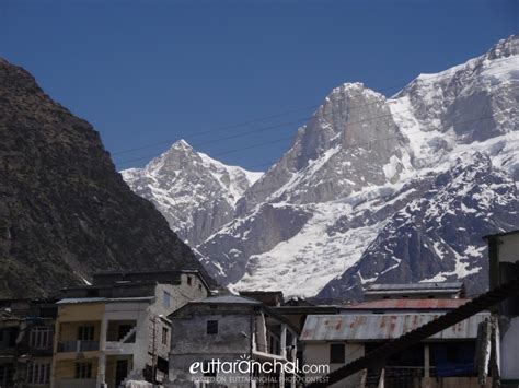 kedar mountain behind kedarnath temple - Uttarakhand Photos