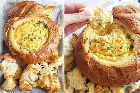 Cheese, bacon and corn cob loaf dip recipe | Cob loaf, Cob loaf dip ...