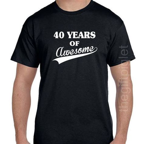 40th Birthday Gifts Shirt Funny 40th Birthday by TheGiftPiglet | 40th ...