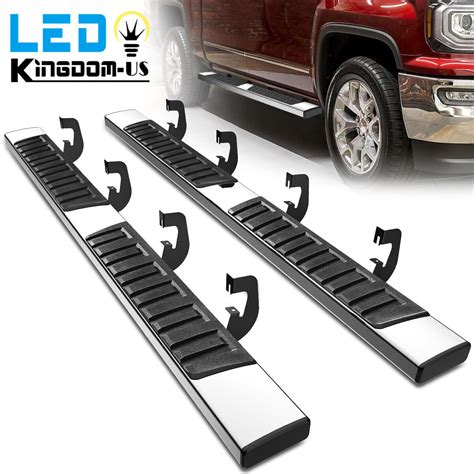 Running Board for 2007-2018 Chevy Silverado 1500 Crew Cab 6" Nerf Bars ...