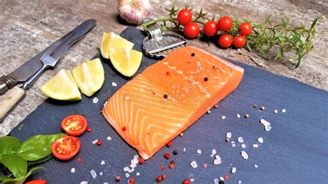 Salmon of red color stock image. Image of healthy, meal - 147504633