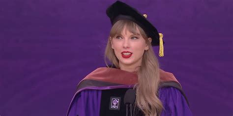 Taylor Swift gives commencement speech to New York University