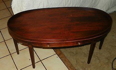 Post-1950, Tables, Furniture, Antiques | Oval wood coffee table ...
