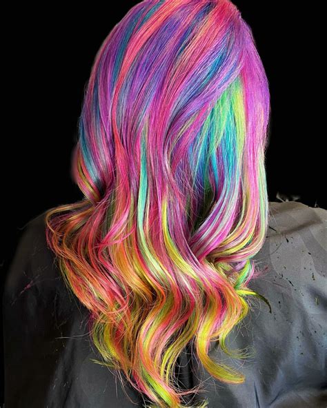 35+ Neon Rainbow Hair Ideas: Vibrant Vibes For Your Hair