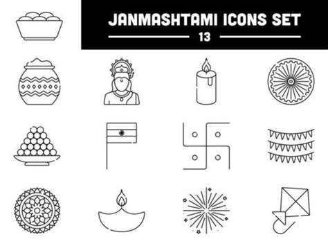 Page 3 | Krishna Black And White Vector Art, Icons, and Graphics for ...