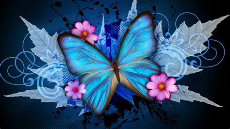 Blue Butterfly Wallpaper For Desktop – Cute Wallpapers 2023