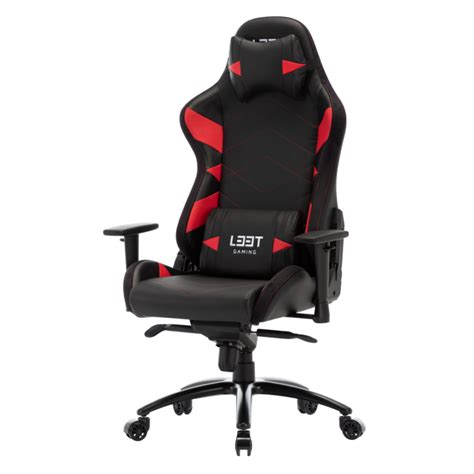 Elite V4 Gaming Chair (PU) - Red - L33T-Gaming.com