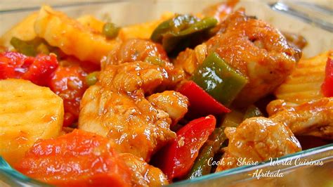 Chicken Afritada (Afritadang Manok) - Cook n' Share - World Cuisines