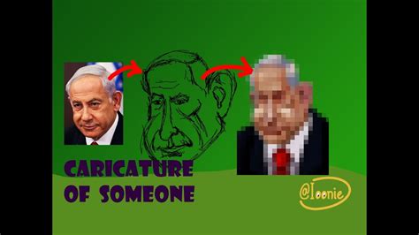 caricature of benjamin netanyahu - YouTube