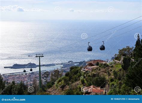 Funchal cable car, Madeira editorial image. Image of travel - 104631255