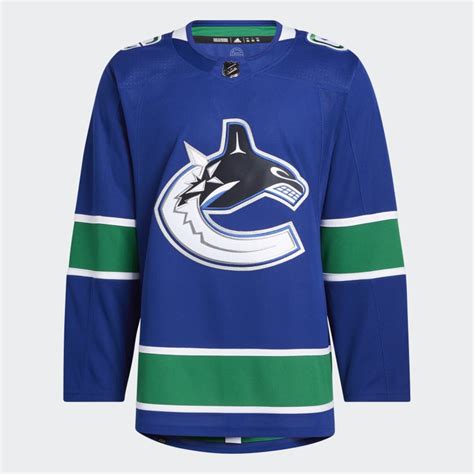 adidas Canucks Home Authentic Jersey - Blue | Free Shipping with adiClub | adidas US