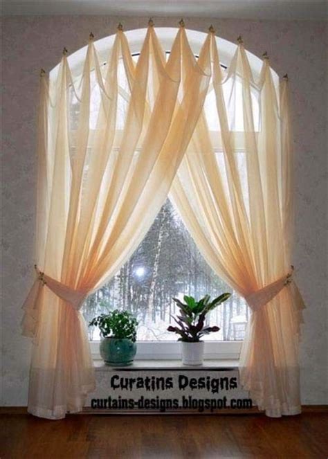 Installez vos rideaux autrement ! | Curtains for arched windows, Arched ...