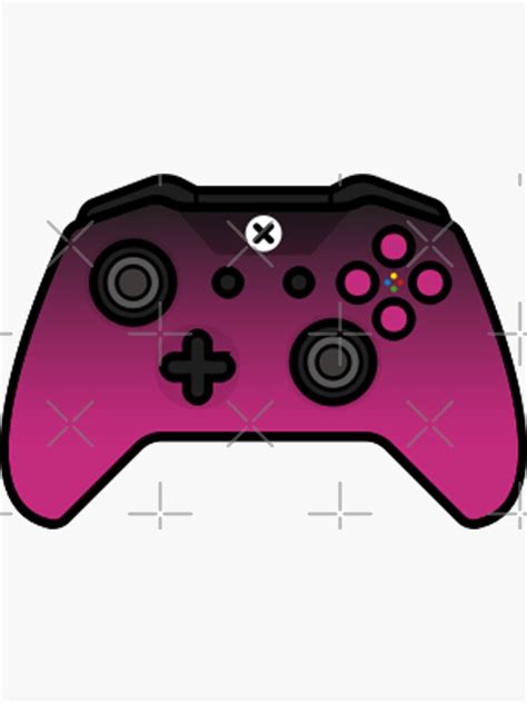 "Purple Xbox Controller" Sticker for Sale by BeachHouseArt | Redbubble