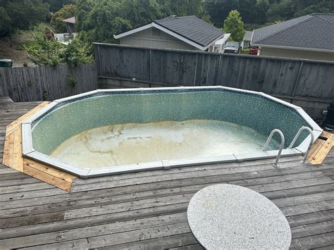 12x20 Doughboy Pool Liner Installation in El Sobrante, CA — ~Above the Rest Pools Inc.~