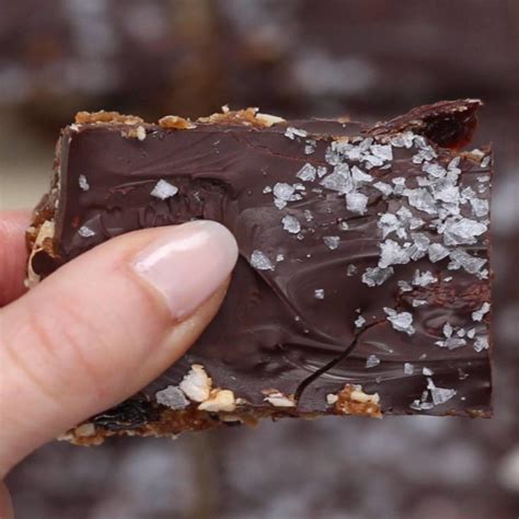 Dark Chocolate, Cherry, And Date Bars - Cooking TV Recipes