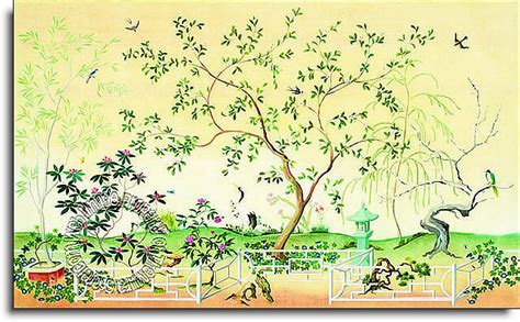 Oriental Garden Wall Mural |Mid-size Wall Murals |The Mural Store