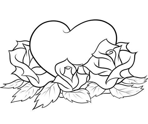 Coloring Pages Roses - AZ Coloring Pages