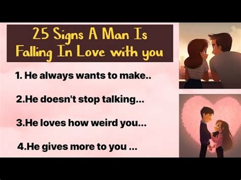 25 Signs A Man Is Falling In Love with you | Love quotes #Quoteswithtimci - YouTube