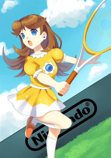 Daisy mario tennis 64 ver by shi-k on DeviantArt