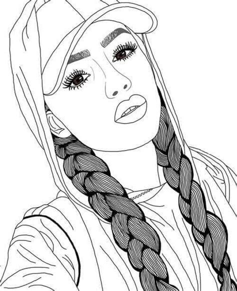 Selfie Guay Tumblr para colorear, imprimir e dibujar –ColoringOnly.Com