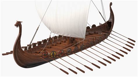 Viking Drakkar Sail Raised 3D Model $129 - .3ds .blend .c4d .fbx .max .ma .lxo .obj ...