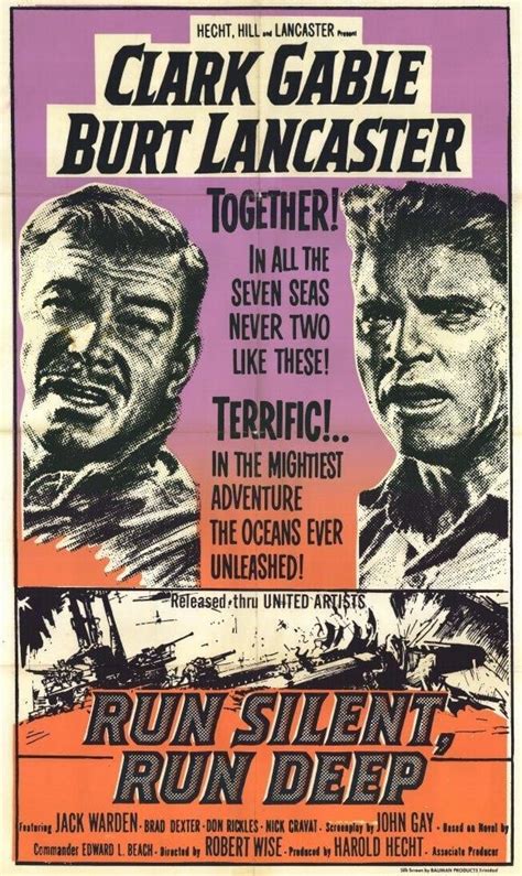 Run Silent, Run Deep (1958) - Posters — The Movie Database (TMDB)