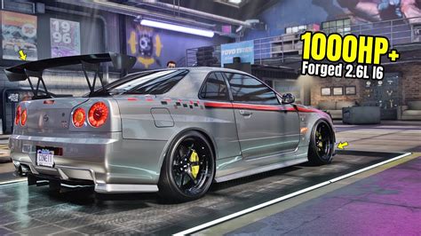 Need for Speed Heat Gameplay - 1000HP+ NISSAN SKYLINE GT-R R34 ...