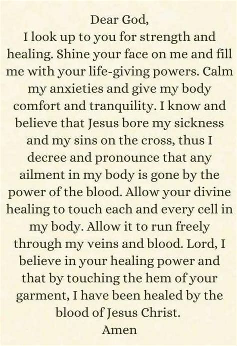 Pin by maria garcia on Prayers For Healing | Prayers for healing ...