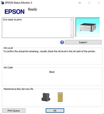 Checking the Maintenance Box Level - Windows