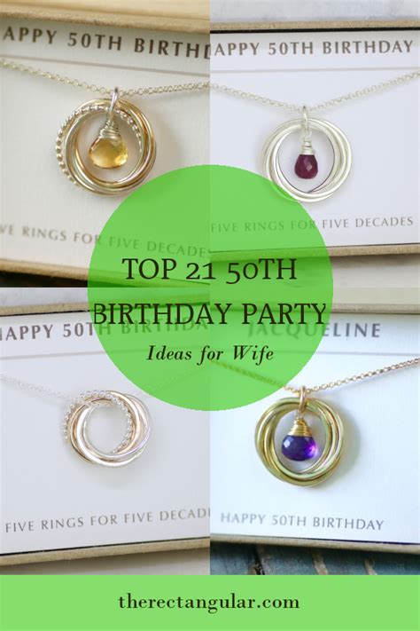 Top 21 50th Birthday Party Ideas for Wife - Home, Family, Style and Art ...