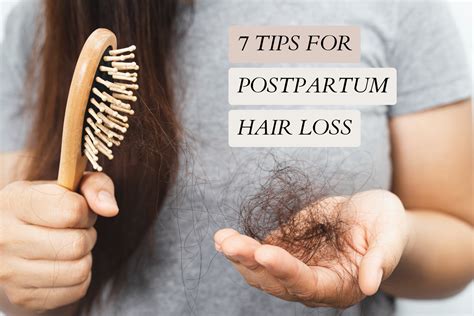 8 Tips For Relieving Postpartum Hair Loss | The Gentle Nursery