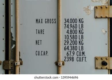 Closeup Shot Shipping Container Door Max Stock Photo 1395944696 | Shutterstock