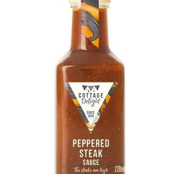 Cottage Delight Peppered Steak Sauce 220ml - Farmers Fayre