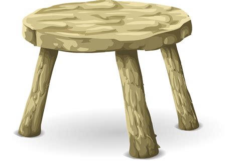 Free vector graphic: Stool, Table, Furniture, Wood - Free Image on Pixabay - 576138
