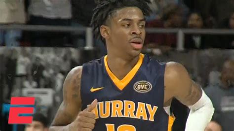 Ja Morant makes history in Murray State's blowout win | College Basketball Highlights - YouTube