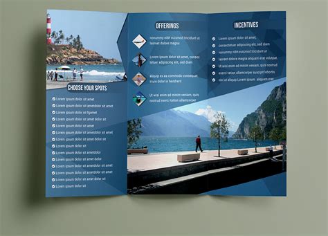 Free travelling trifold brochure template :: Behance