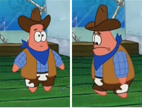 Patrick Star Cowboy Meme