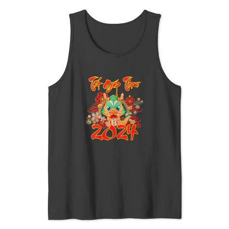 Vietnamese Lunar New Year Decorations 2024 Tet Giap Thin Tank Tops sold ...