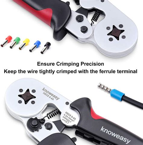 Ferrule Crimping Tool,Knoweasy Ferrule Crimper and Wire Crimping Tool - knoweasy