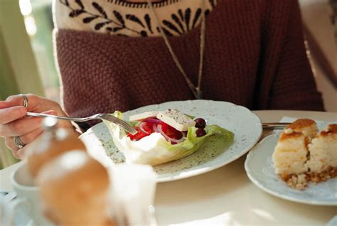 A Person Eating a Salad · Free Stock Photo