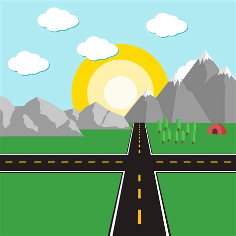 Road Vector Background