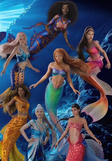 The Little Mermaid Merchandise Reveals New Look at Ariel's Sisters