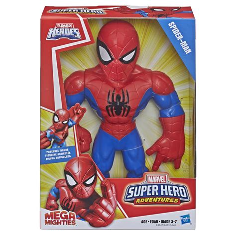 Playskool Heroes Marvel Super Hero Adventures Mega Mighties Spider-Man ...