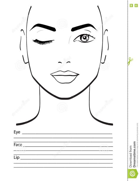 Printable Faces For Makeup