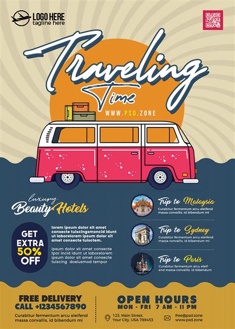Travel-Agency-Advertisement-Flyer-PSD-Preview - PSD Zone