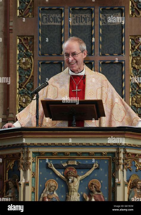 The Archbishop of Canterbury, The Most Reverend Justin Welby, delivers ...