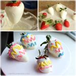 Chocolate Dipped Easter Egg Strawberries - Crafty Morning