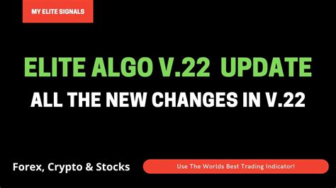 Elite Algo v22 course! Best Trading Indicator !? - YouTube