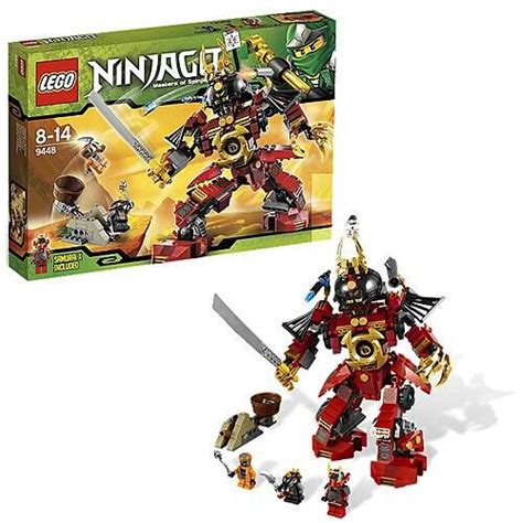 LEGO NINJAGO Legacy Samurai Mech 70665 Toy Mech Building Kit Comes With NINJAGO Minifigures ...